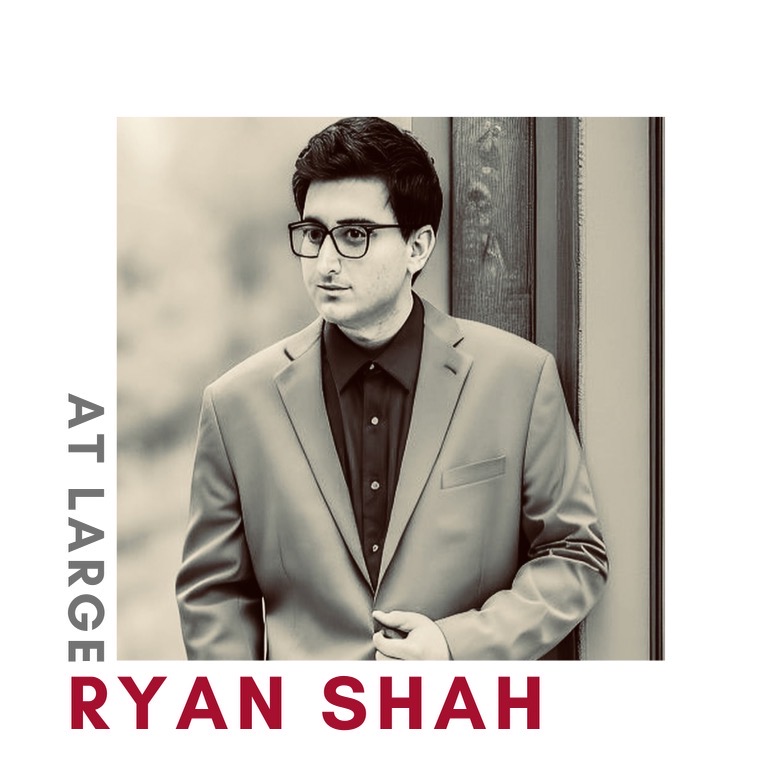 At-large Senator, Ryan Shah